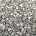 Shiny Silver Pearl Star Shaped Sprinkles-Krazy Sprinkles_HalfCup_Google Feed-bakell