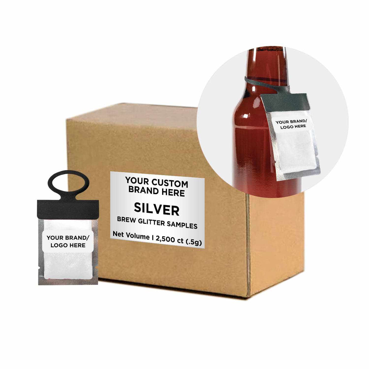 Silver Brew Glitter Necker | Private Label | Bakell — Bakell®