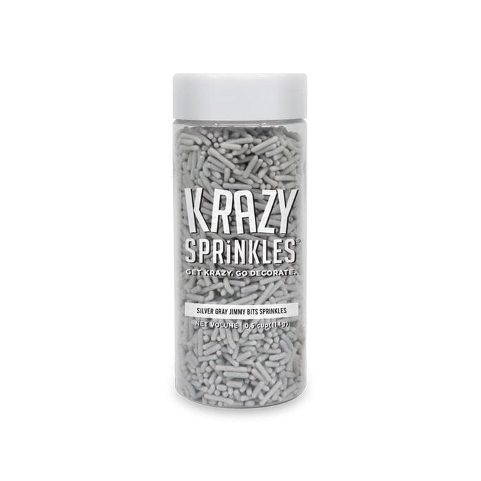 Silver Gray Jimmies Sprinkles Wholesale (24 units per/ case) | Bakell