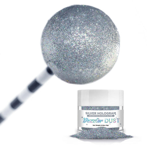 Silver Hologram Dazzler Dust® 5 Gram Jar-Dazzler Dust_5G_Google Feed-bakell