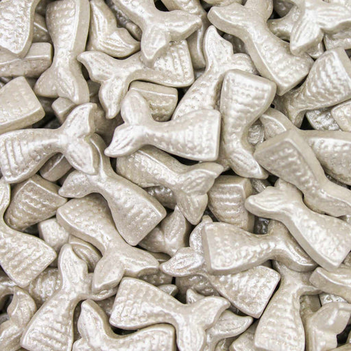 Silver Mermaid Tail Shaped Sprinkles-Krazy Sprinkles_HalfCup_Google Feed-bakell