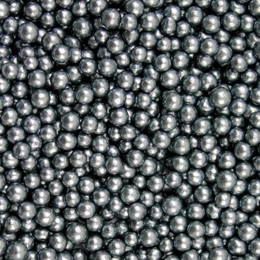 Silver Pearl 4mm Beads by Krazy Sprinkles  | #1 Sprinkles Brand
