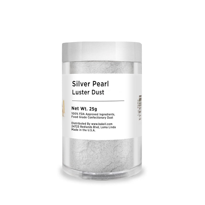 Silver Luster Dust | 100% Edible & Kosher Pareve | Wholesale | Bakell.com