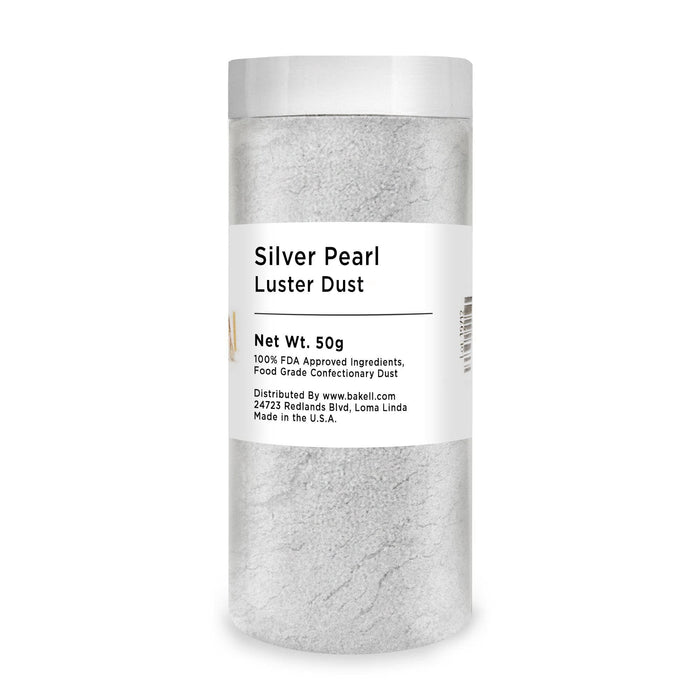 Silver Luster Dust | 100% Edible & Kosher Pareve | Wholesale | Bakell.com