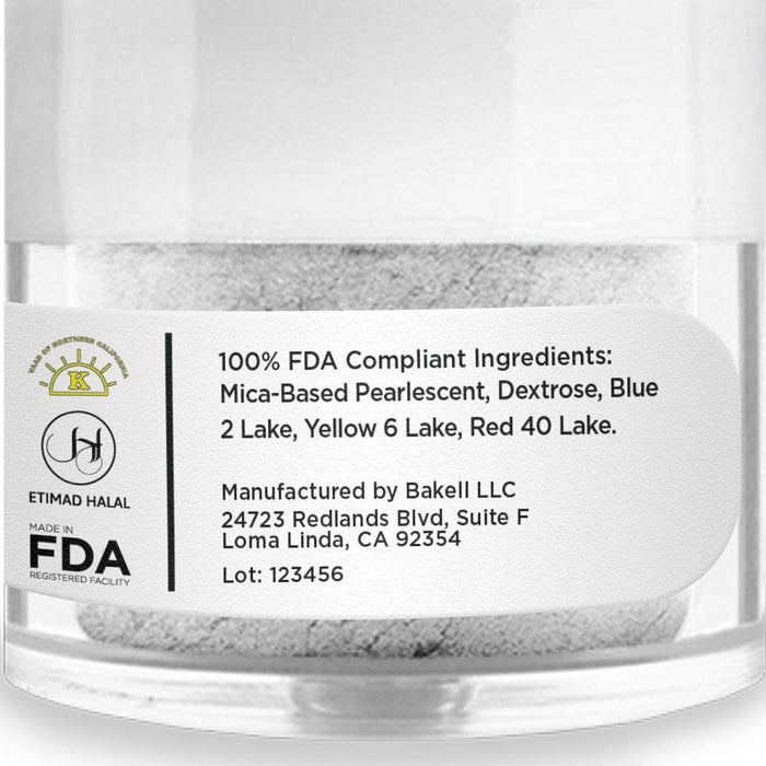 Silver Pearl Luster Dust Wholesale | Bakell