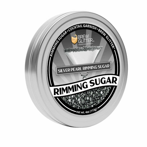 Buy Silver Pearl Cocktail Rimming Sugar - Silver Sugar -Bakell.com
