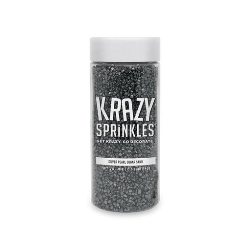 Silver Sugar Sand Sprinkles | Krazy Sprinkles  | Bakell