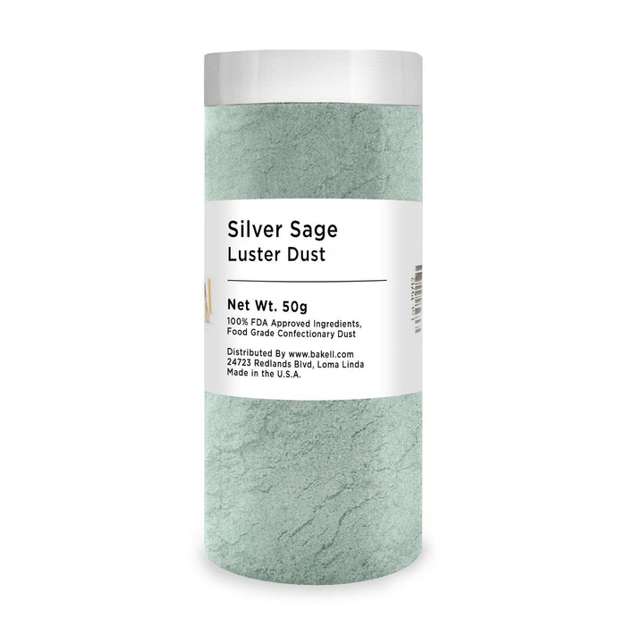 Silver Sage Luster Dust | 100% Edible, FDA & Kosher Pareve | Bakell.com