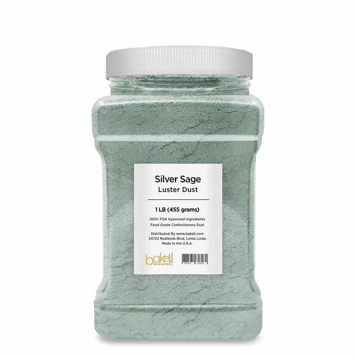 Silver Sage Luster Dust | 100% Edible, FDA & Kosher Pareve | Bakell.com