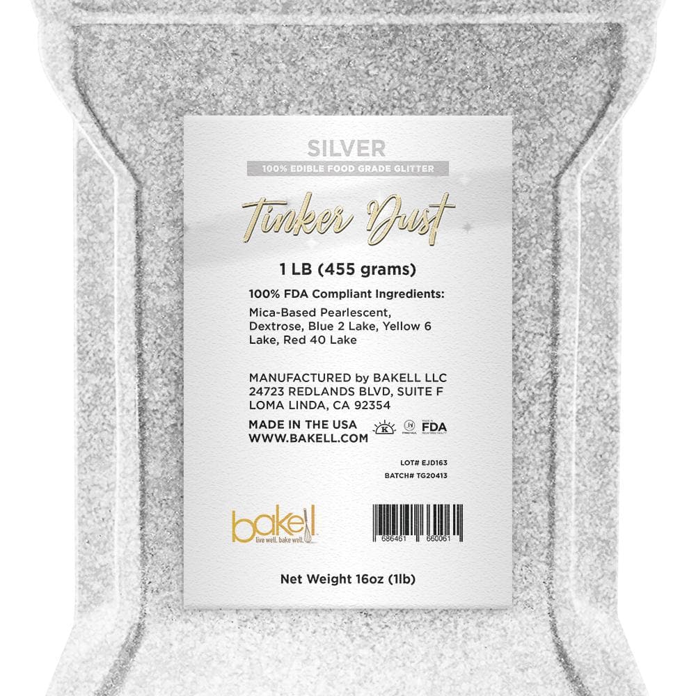 Buy Wholesale Silver Tinker Dust | Metallic Finish | Bakell