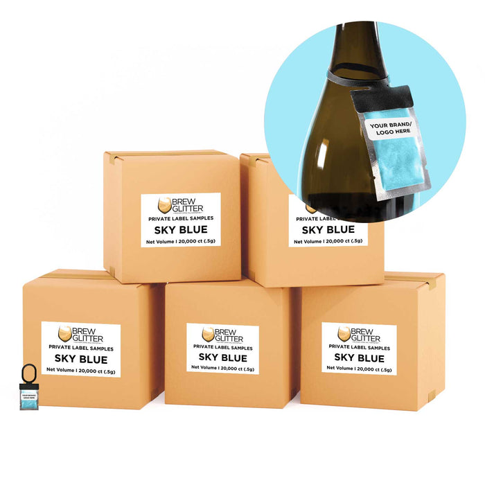 Sky Blue Brew Glitter Necker | Private Label | Bakell