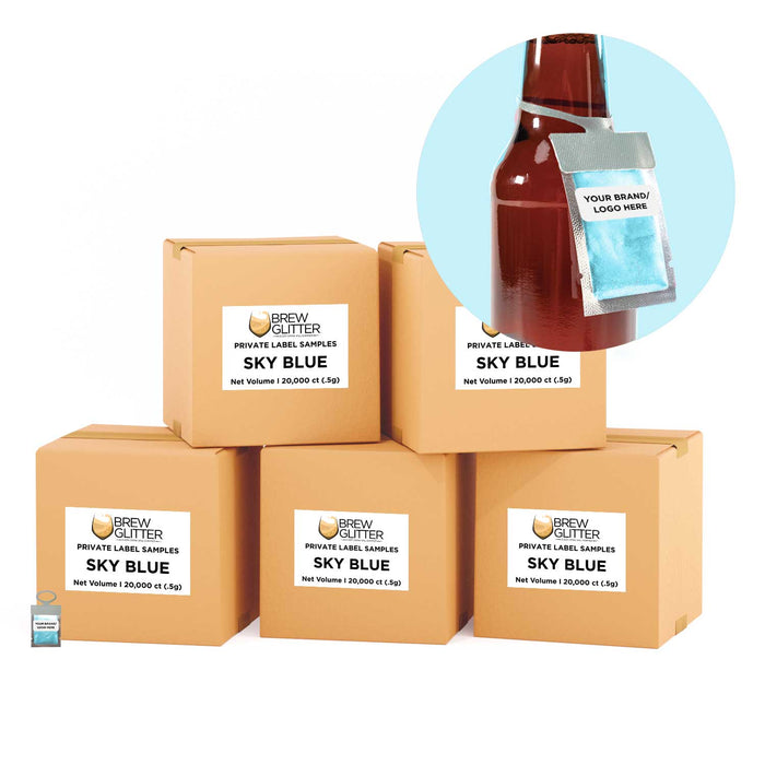 Sky Blue Brew Glitter Necker | Private Label | Bakell