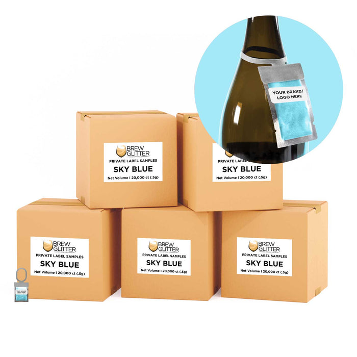 Sky Blue Brew Glitter Necker | Private Label | Bakell