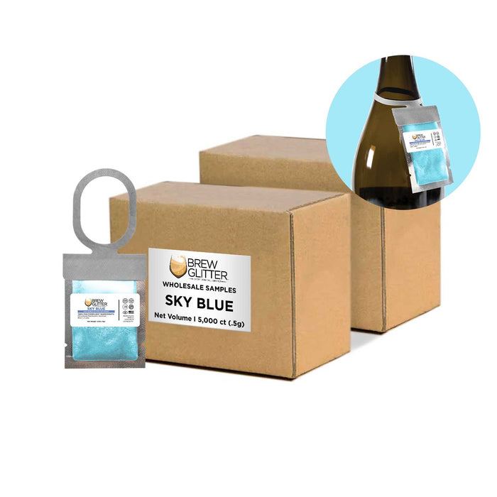 Sky Blue Brew Glitter Necker | Wholesale | Bakell