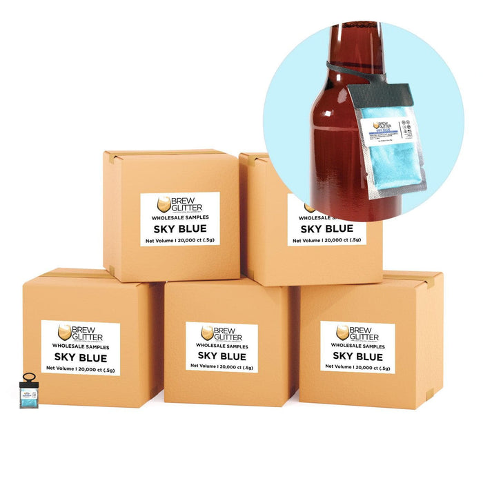 Sky Blue Brew Glitter Necker | Wholesale | Bakell