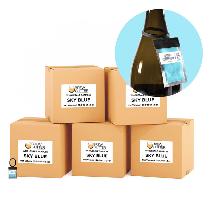 Sky Blue Brew Glitter Necker | Wholesale | Bakell