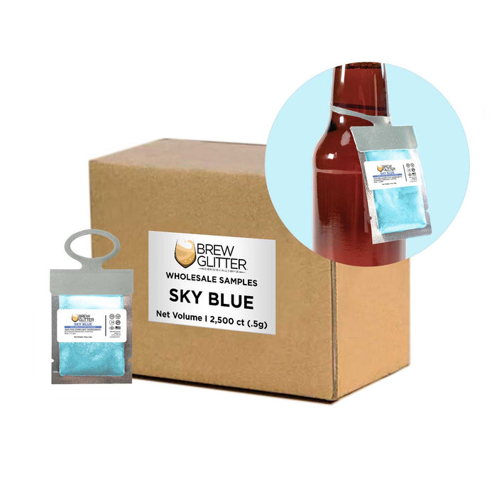 Sky Blue Brew Glitter Necker | Wholesale | Bakell