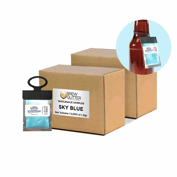 Sky Blue Brew Glitter Necker | Wholesale | Bakell