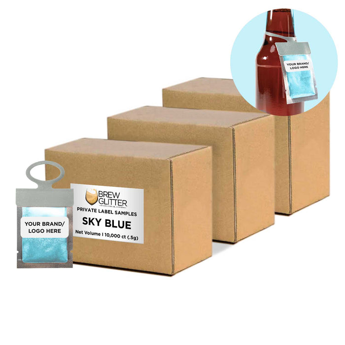 Sky Blue Brew Glitter Necker | Private Label | Bakell