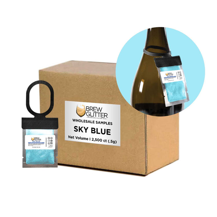 Sky Blue Brew Glitter Necker | Wholesale | Bakell