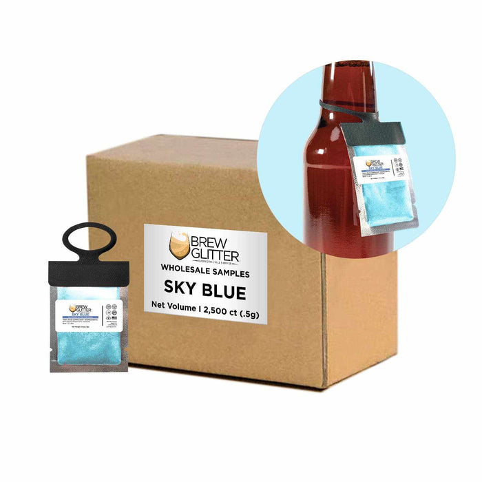 Sky Blue Brew Glitter Necker | Wholesale | Bakell