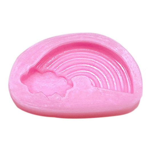 Small Rainbow Fondant Mold with Cloud - Silicone Molds - Bake.com