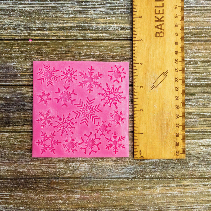 Snowflake Flurry Silicone Mold - Bakell.com