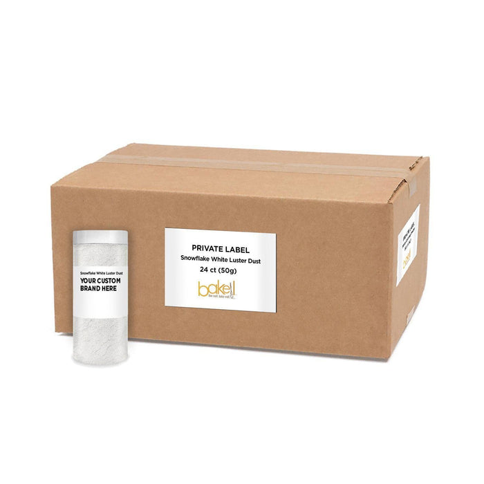 Snowflake White Luster Dust Private Label | Bakell