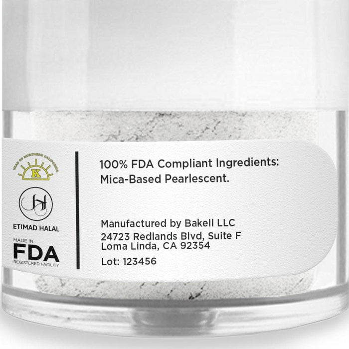 Snowflake White Luster Dust Wholesale | Bakell