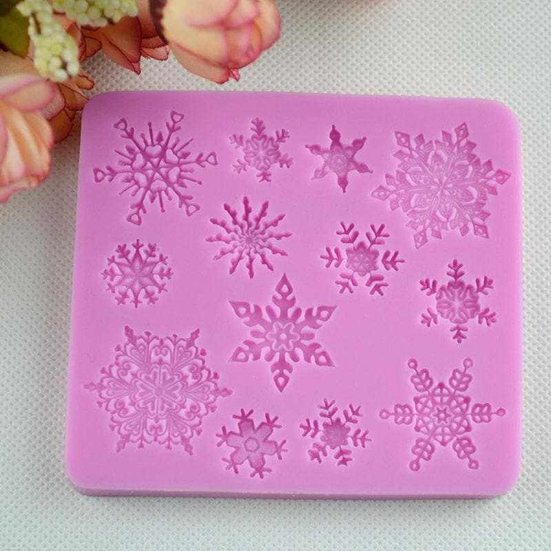 Snowflake Winter / Christmas Theme Silicone Mold | Bakell