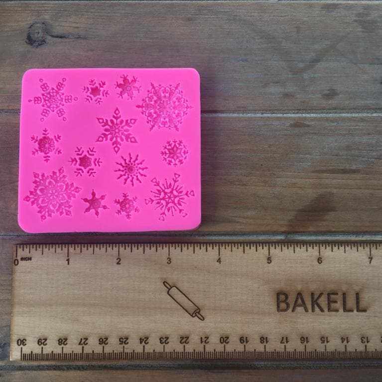 Snowflake Winter / Christmas Theme Silicone Mold | Bakell