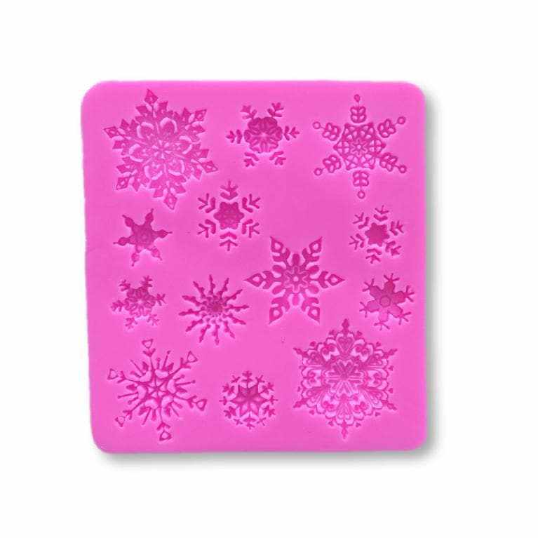 Newest Snowflake Cake Mold Soap Mold Silicone Mold Soap Mould Biscuit Mold  Bakeware Tool 