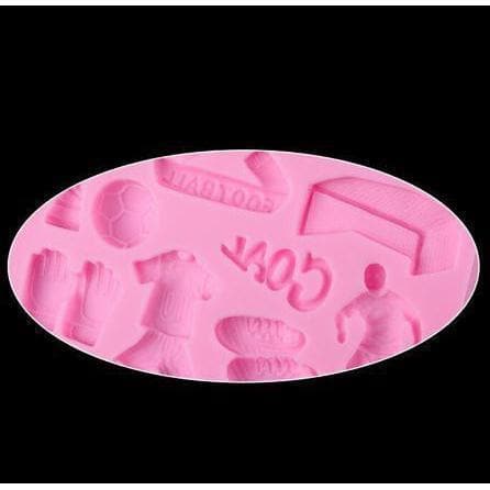Soccer Themed Silicone Mold | Bakell
