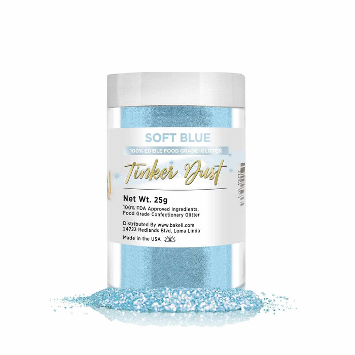 Soft Blue Tinker Dust, Bulk | #1 Site for Edible Glitters & Dusts