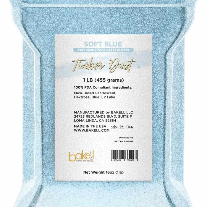 Soft Blue Tinker Dust, Bulk | #1 Site for Edible Glitters & Dusts