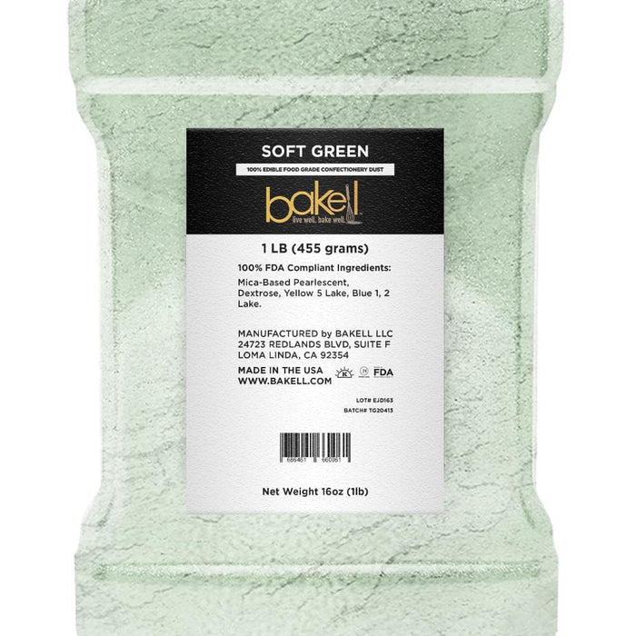 Soft Green Luster Dust Wholesale | Bakell