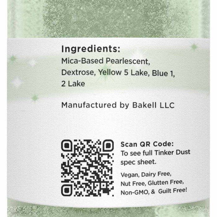 Bulk Size Soft Green Edible Tinker Dust | Bakell