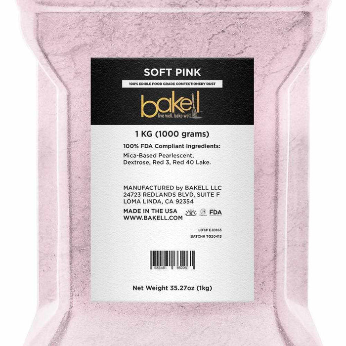 Soft Pink Luster Dust Wholesale | Bakell