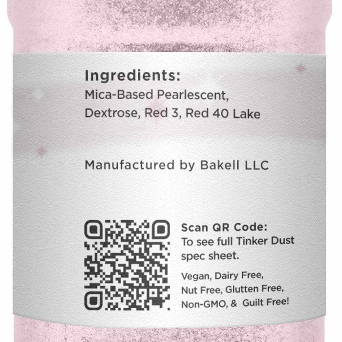 Soft Pink Tinker Dust® Edible Glitter 45g Shaker | Bakell.com