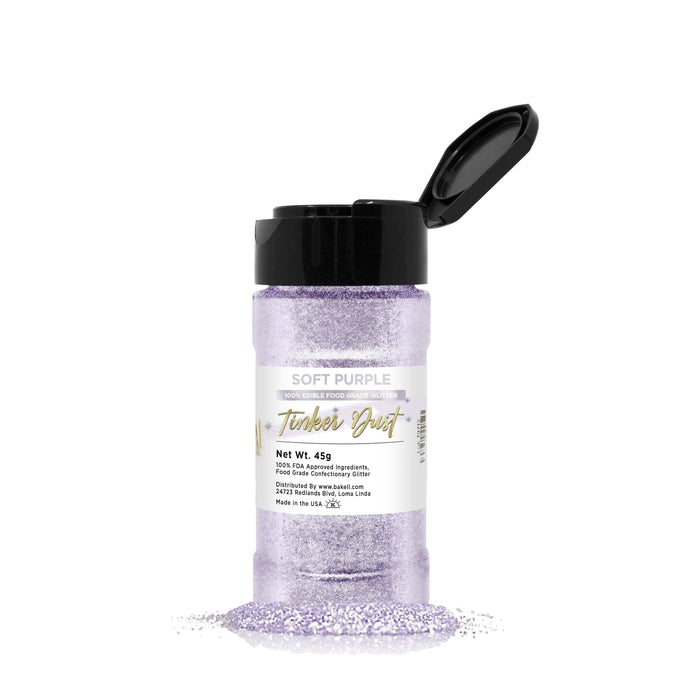 Soft Purple Tinker Dust® Edible Glitter 45g Shaker | Bakell.com
