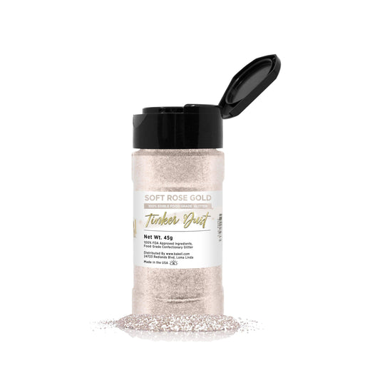 Soft Rose Gold Tinker Dust glitter 45g Shaker  | Bakell