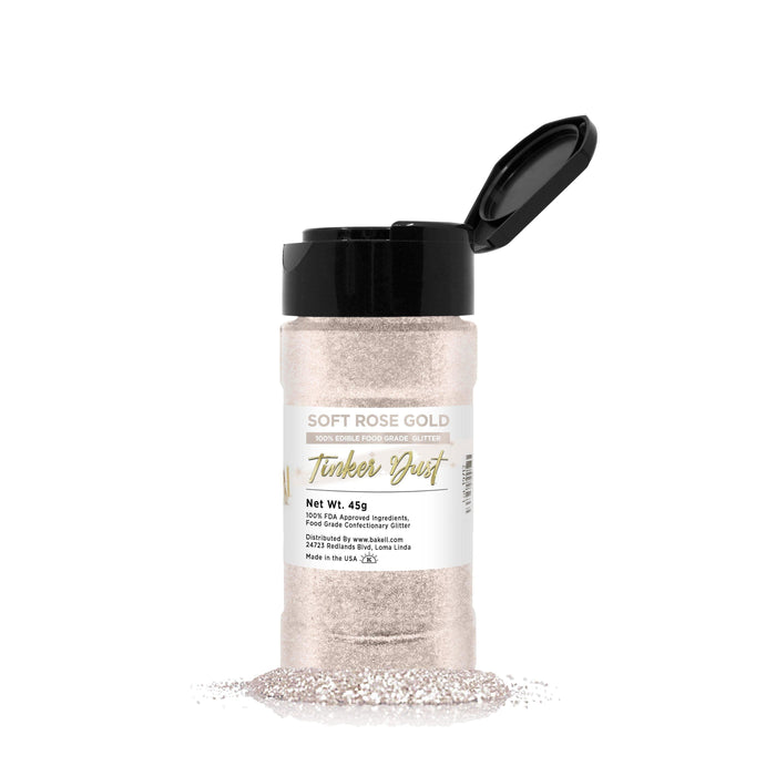 Soft Rose Gold Tinker Dust glitter 45g Shaker  | Bakell