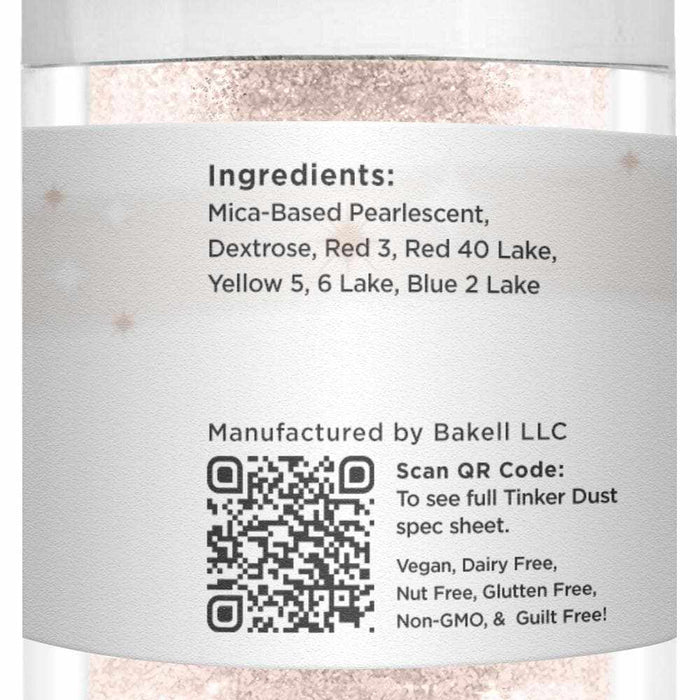 Soft Rose Gold Tinker Dust, Bulk | #1 Site for Edible Glitters & Dusts