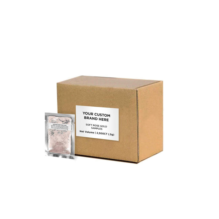 Soft Rose Gold Tinker Dust Sample Packs by the Case | Private Label | Bakell
