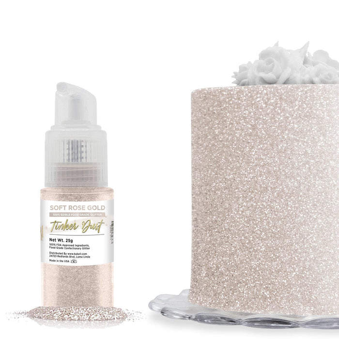 Soft Rose Gold Tinker Dust® Glitter Spray Pump by the Case | Private Label-Private Label_Tinker Dust Pump-bakell