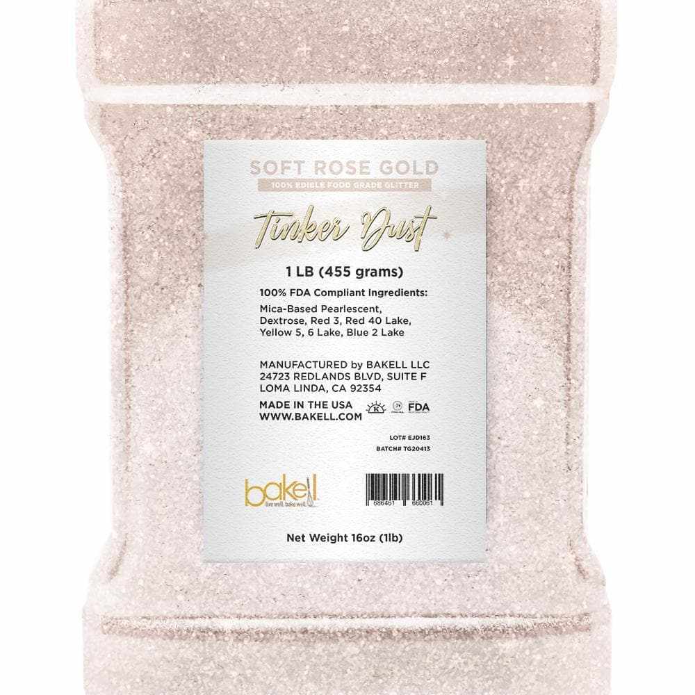 Get Wholesale Soft Rose Gold Tinker Dust | Light Shimmer | Bakell