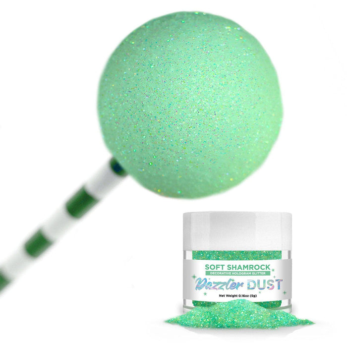 Soft Shamrock Dazzler Dust® 5 Gram Jar-Dazzler Dust_5G_Google Feed-bakell