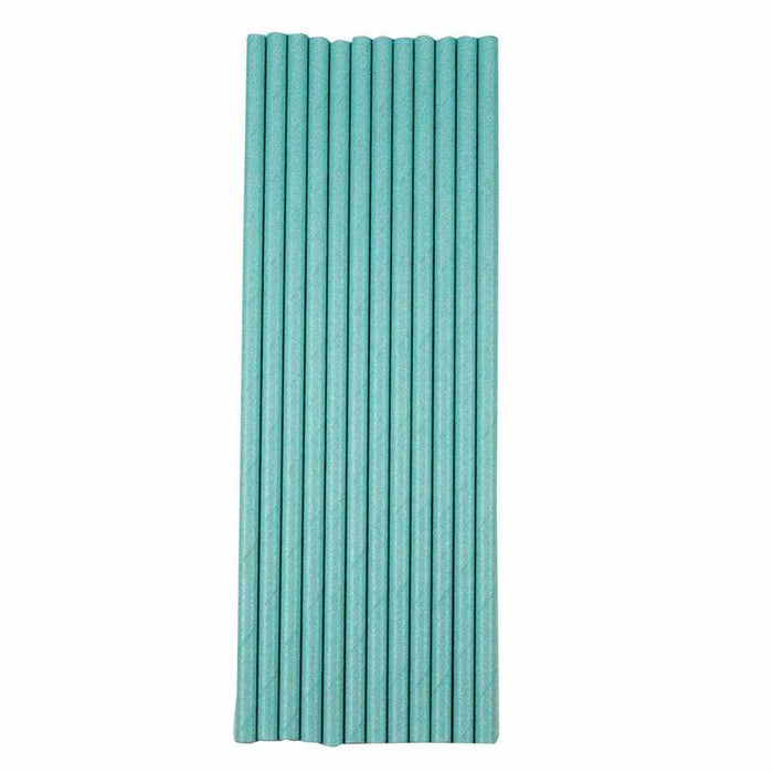 Solid Light Blue Cake Pop Party Straws-Cake Pop Straws-bakell