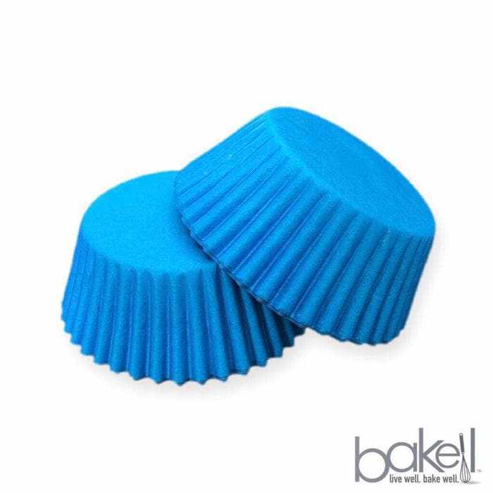 Solid Light Blue Standard Size Cupcake Wrappers & Liners  | Bakell® Baking Products