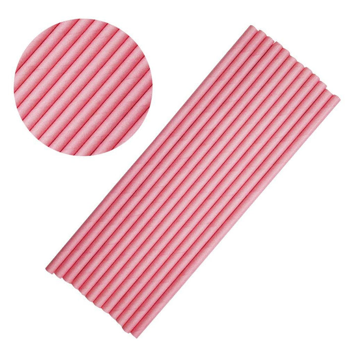 Solid Light Pink Cake Pop Party Straws | Bulk Sizes-Cake Pop Straws_Bulk-bakell
